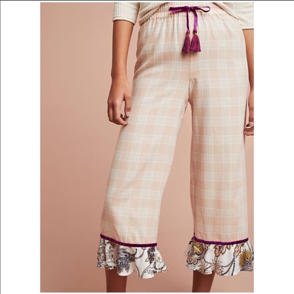 Anthropologie Floreat Patchwork Sleep Pants NWT pj - Picture 2 of 5